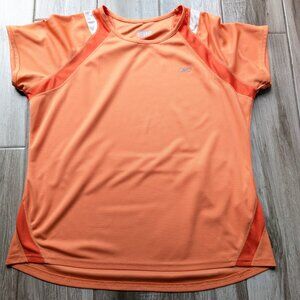Reebok Women’s XL Orange Activewear Top Moisture-Wicking